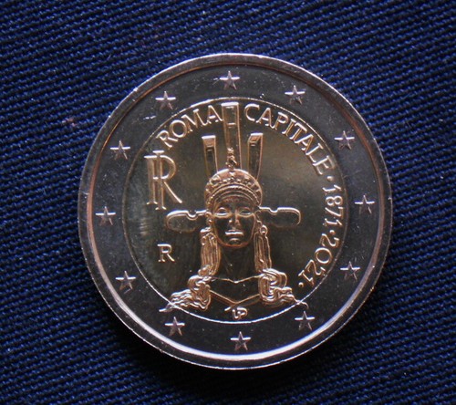 2021 italy bimetallic coin - coin, 2