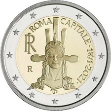 Italy, 2021, 2 euro coin, UNC