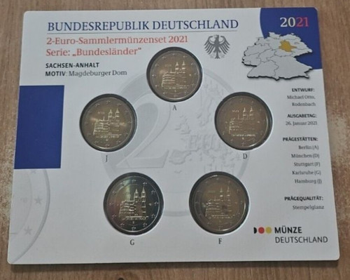Germany 2021 coin euro - 2021,