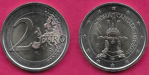 Italy euro 2021 unc year - italy,